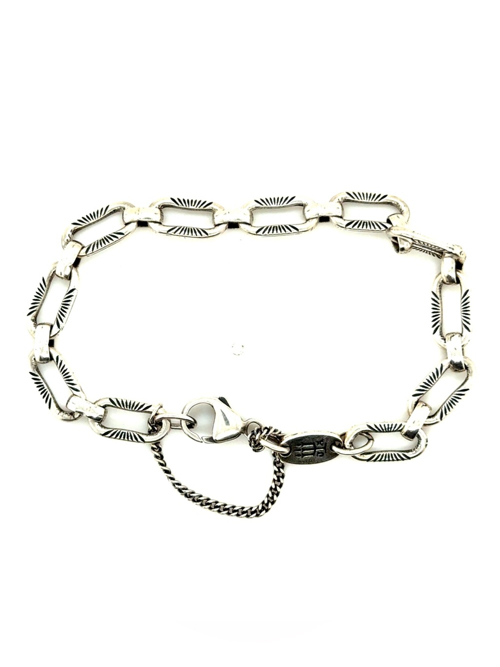 James Avery Silver Ornate Link Bracelet‎